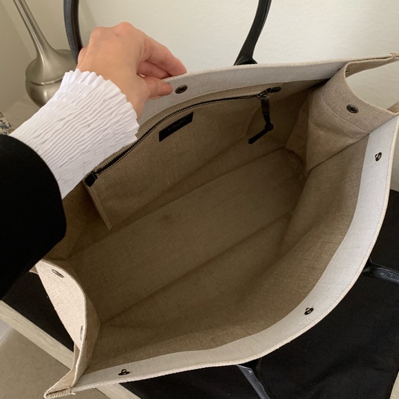 💔SOLD💔 AUTH SAINT LAURENT NOE CABAS LATGE TOTE - Picture 6 of 8